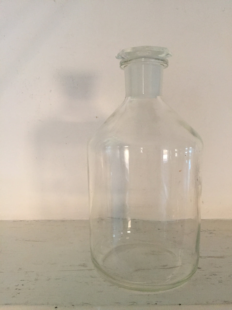 West Germany vintage グラスschott 500ml Vintage SCHOTT DURAN 1000ml West German clear glass chemist bottle