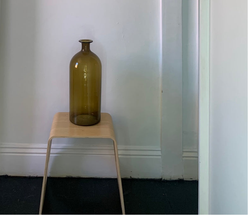 Vintage glass vase
