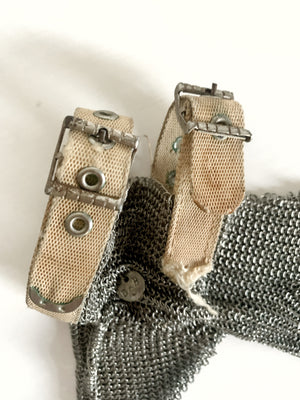 Vintage Industrial Chainmail Glove — Rare Mid-Century Safety Artifact