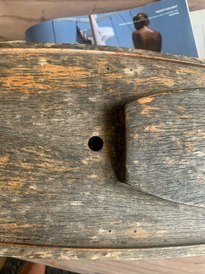Antique wooden boat