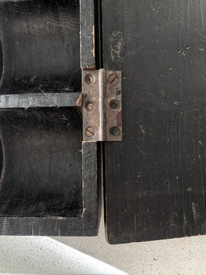 Vintage wooden coin till