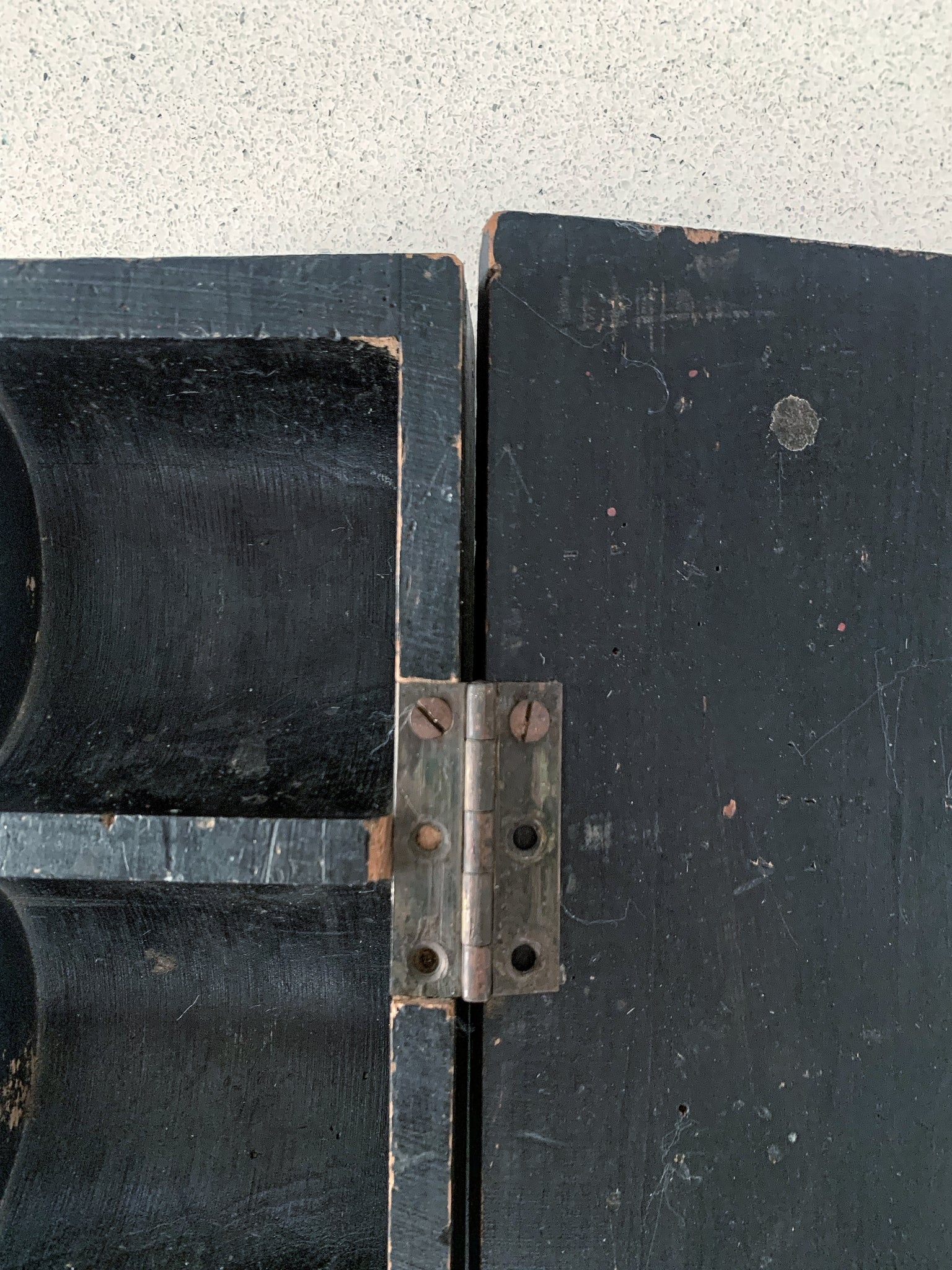 Vintage wooden coin till