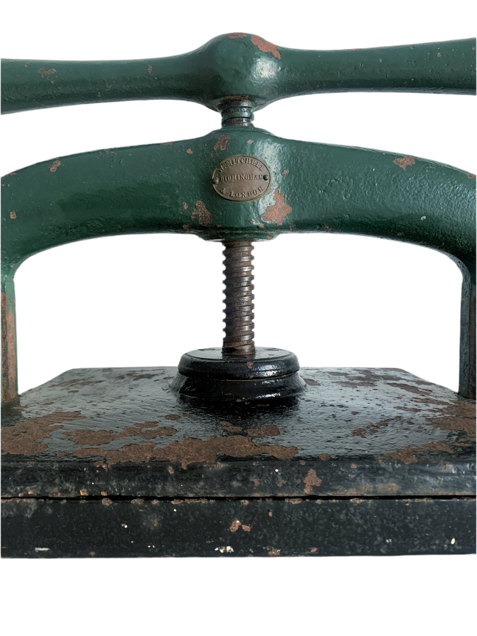 Antique W. Mitchell Cast Iron Book Press – Birmingham London