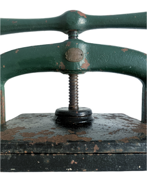 Antique W. Mitchell Cast Iron Book Press – Birmingham London