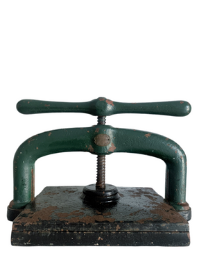 Antique W. Mitchell Cast Iron Book Press – Birmingham London