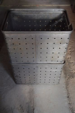 vintage industrial metal Czech Republic crate
