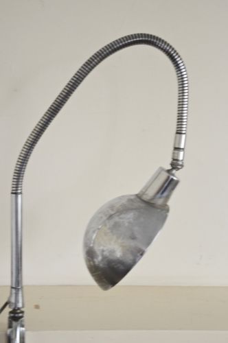 vintage industrial FRENCH JUMO 210 desk lamp with clamp 