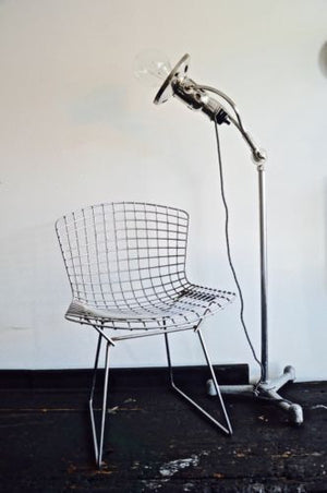KNOLL Bertoia original chrome 420C industrial side chair