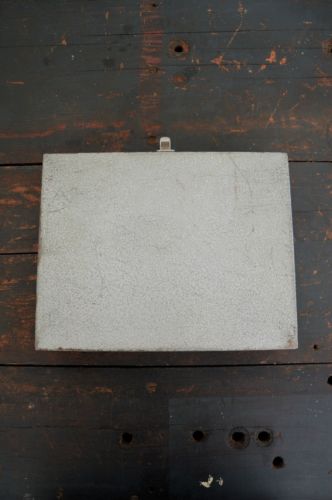 vintage hammercoat industrial metal first aid case box storage