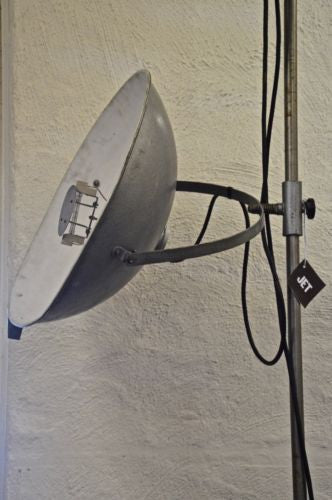 Large 1950s French Industrial Floor Standing Photographic Lamp by NARITA