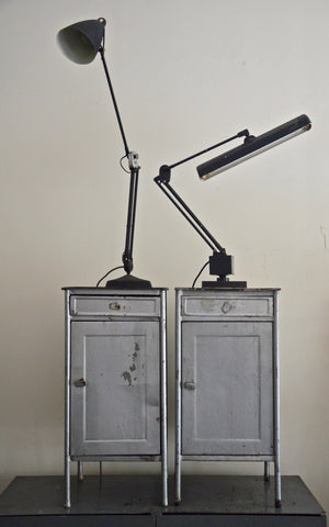 Vintage Industrial Polish medical cabinet