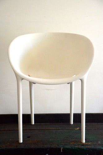 PAIR of original DRIADE SOFT EGG chairs by Philippe Starck WITH MAKERS MARK