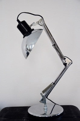 FRENCH Industrial Collectible Table LAMP ALUMINOR Made in France 1960 Anglepoise