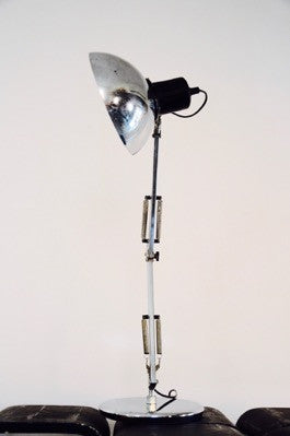 FRENCH Industrial Collectible Table LAMP ALUMINOR Made in France 1960 Anglepoise