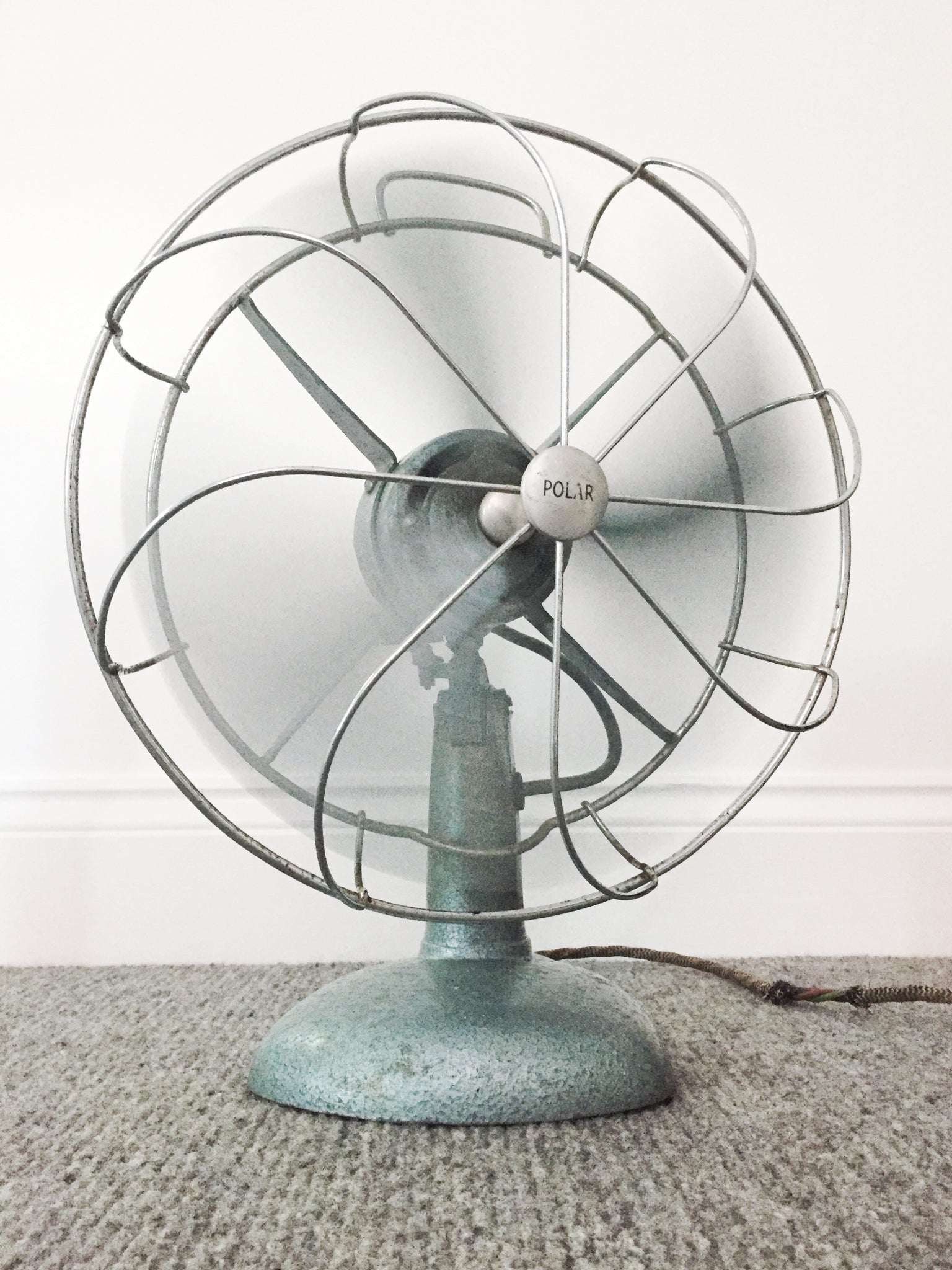 RARE vintage collectible H FROST & CO table / wall fan