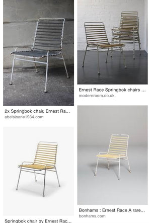 A Set of 10 RARE Vintage Chairs in the style of Springbok