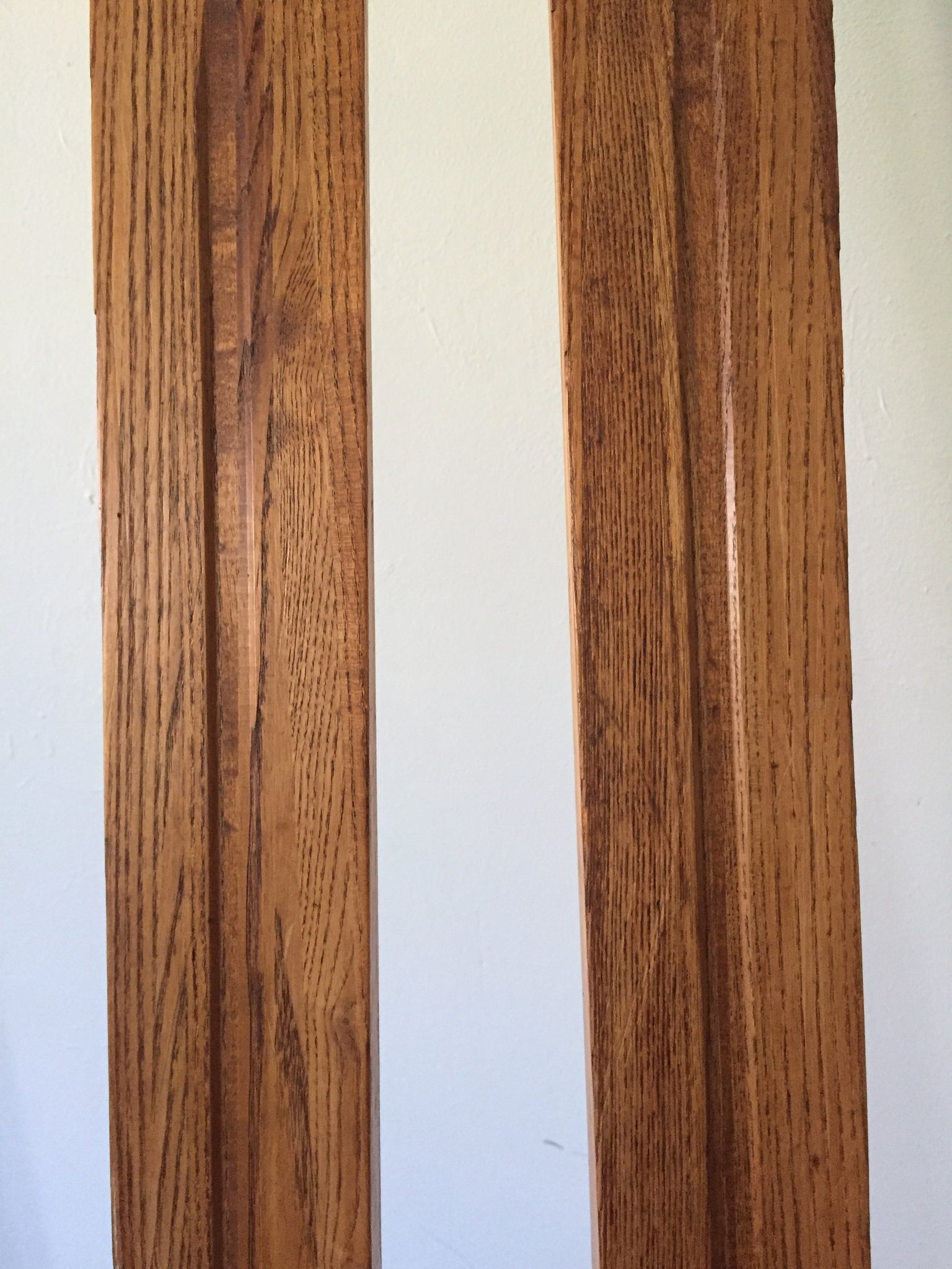 Vintage Collectible Danish Wooden Snow Skis
