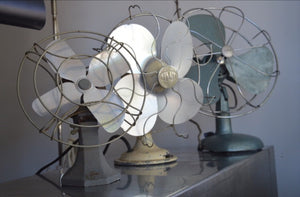 Vintage industrial LIMIT fan Made in England