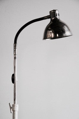 RARE vintage industrial floor standing collectible Hungarian medical lamp lámpe 