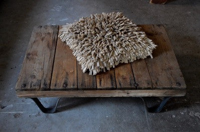 vintage industrial coffee table