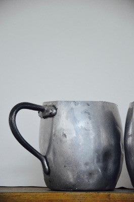 vintage industrial aluminium metal pourer milk water jug DURANDAL 1.5litre