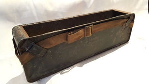 vintage RARE black inscribed WILLOW 1957 metal ammo box